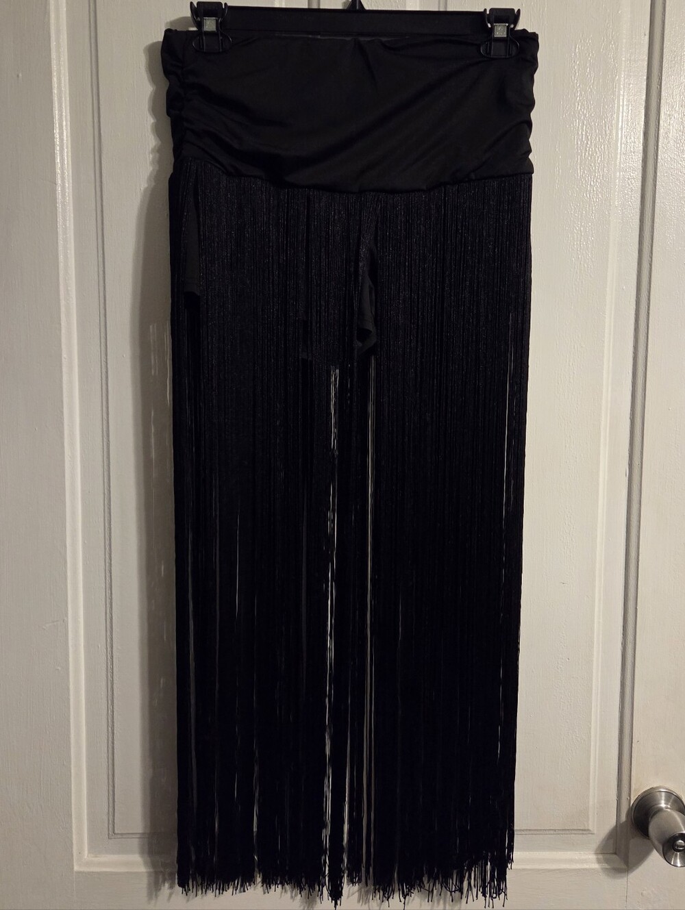 Windsor Black Fringe Pants